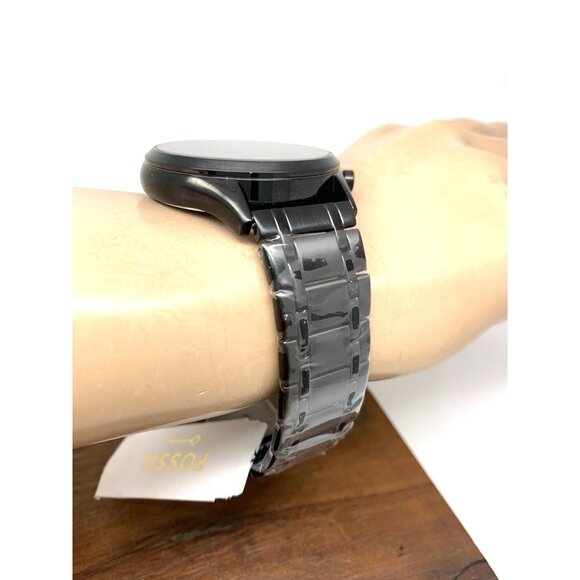 Fossil Men's Watch BQ2365 Fenmore Quartz Black Dial Stainless Steel 44mm - Picture 12 of 14